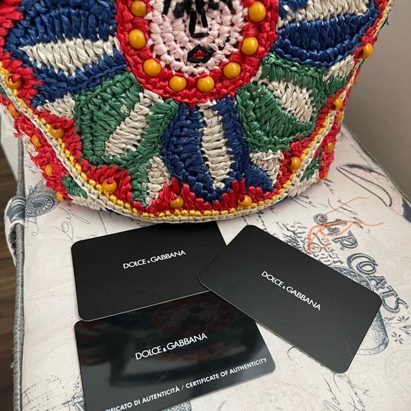 Dolce & Gabbana Raffia bucket bag - Picture 8 of 15